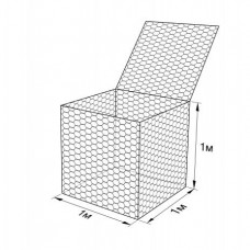 Габион ГСИ-К-1,0х1,0х1,0-С100-2,7-Ц